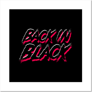 Back in Black Posters and Art